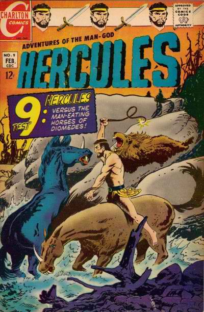 Blogging Charlton Comics Adventures Of The Man God Hercules Part
