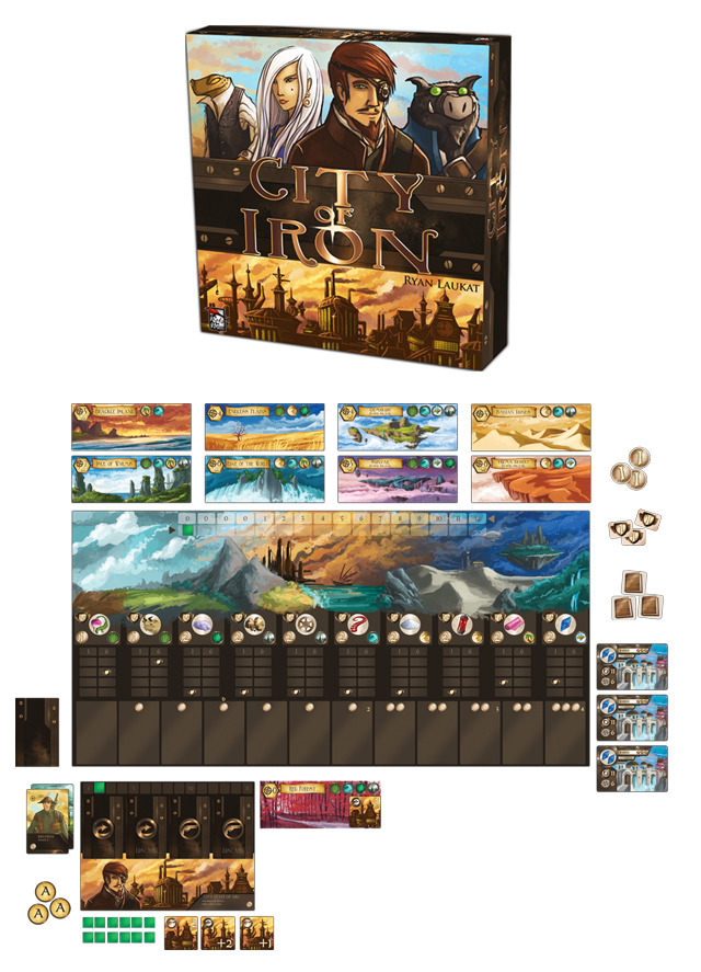 Steampunk Spotlight: City of Iron Board Game on Kickstarter – Black Gate