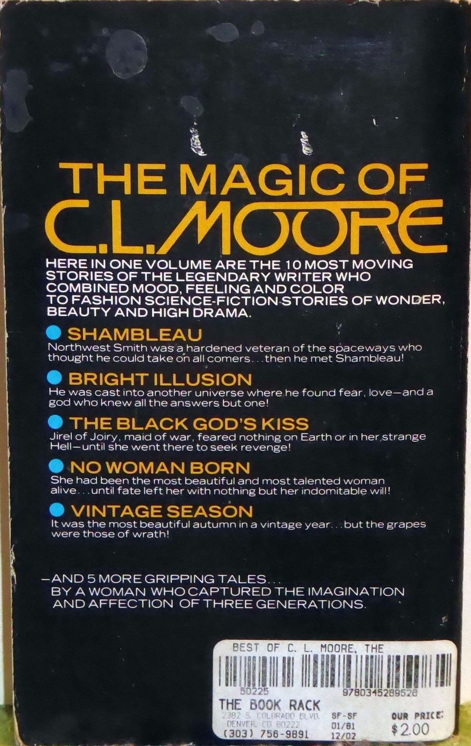 The Best of C.L. Moore by C.L. Moore