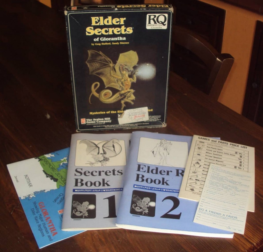 RuneQuest Elder Secrets of Glorantha-box – Black Gate